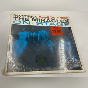 THE MIRACLES: On Stage Live US Motown 80s Reissue Vinyl LP SEALED